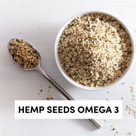 hemp seeds omega 3